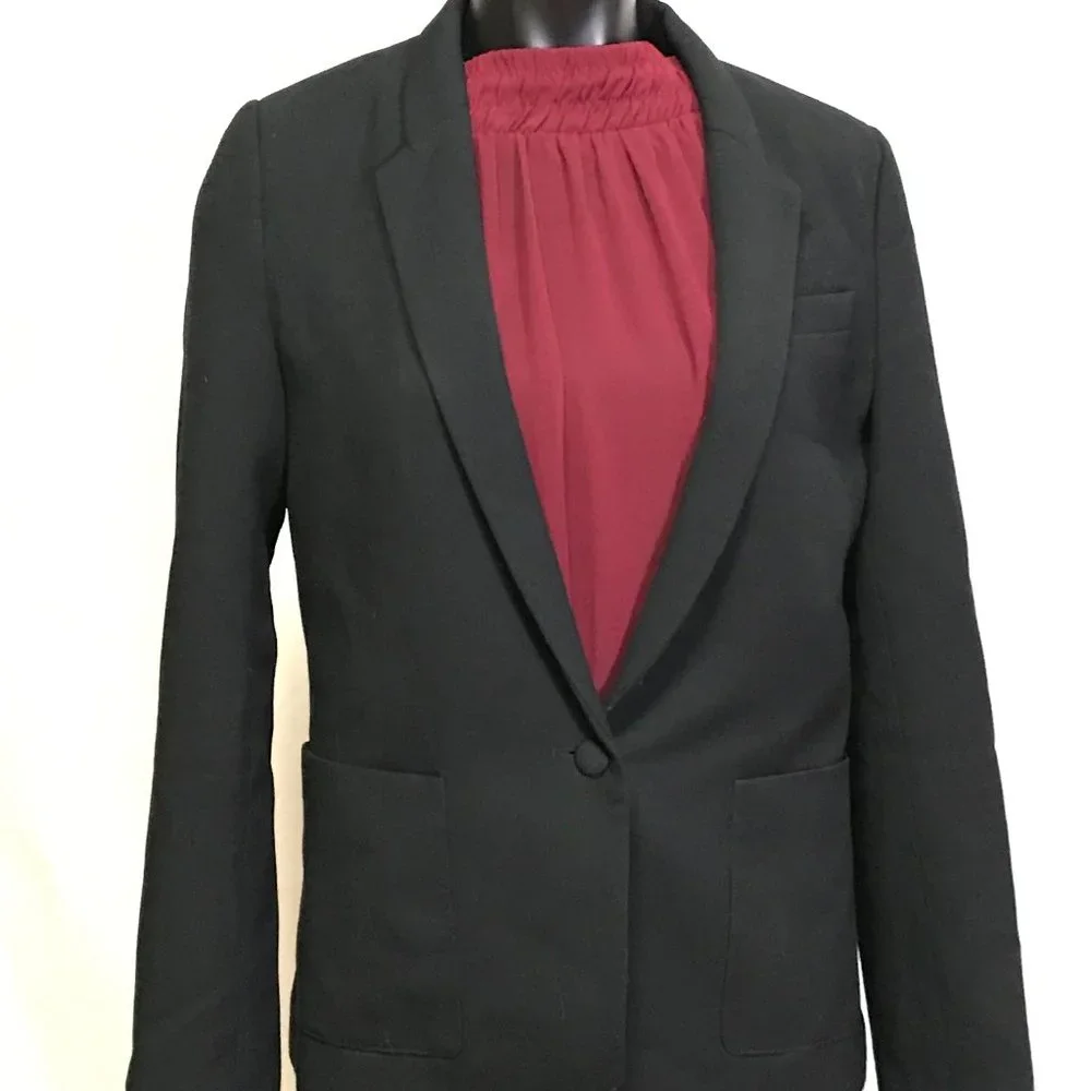 SPORSTGIRL Ladies Black Jacket Size 10 - Picture 1 of 7
